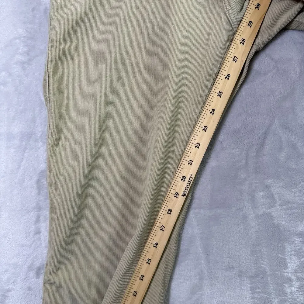Polo Jeans RL Company Corduroy Pants Women's‎ 14x30 (17.5 Waist) Tan Pockets